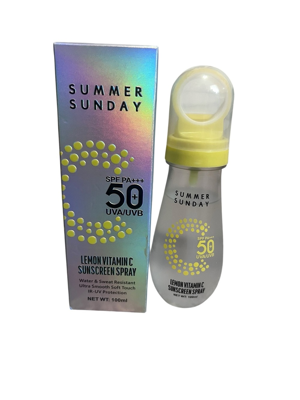 Summer Sunday Lemon Vitamin C Sunscreen Spray SPF 50+ PA++++